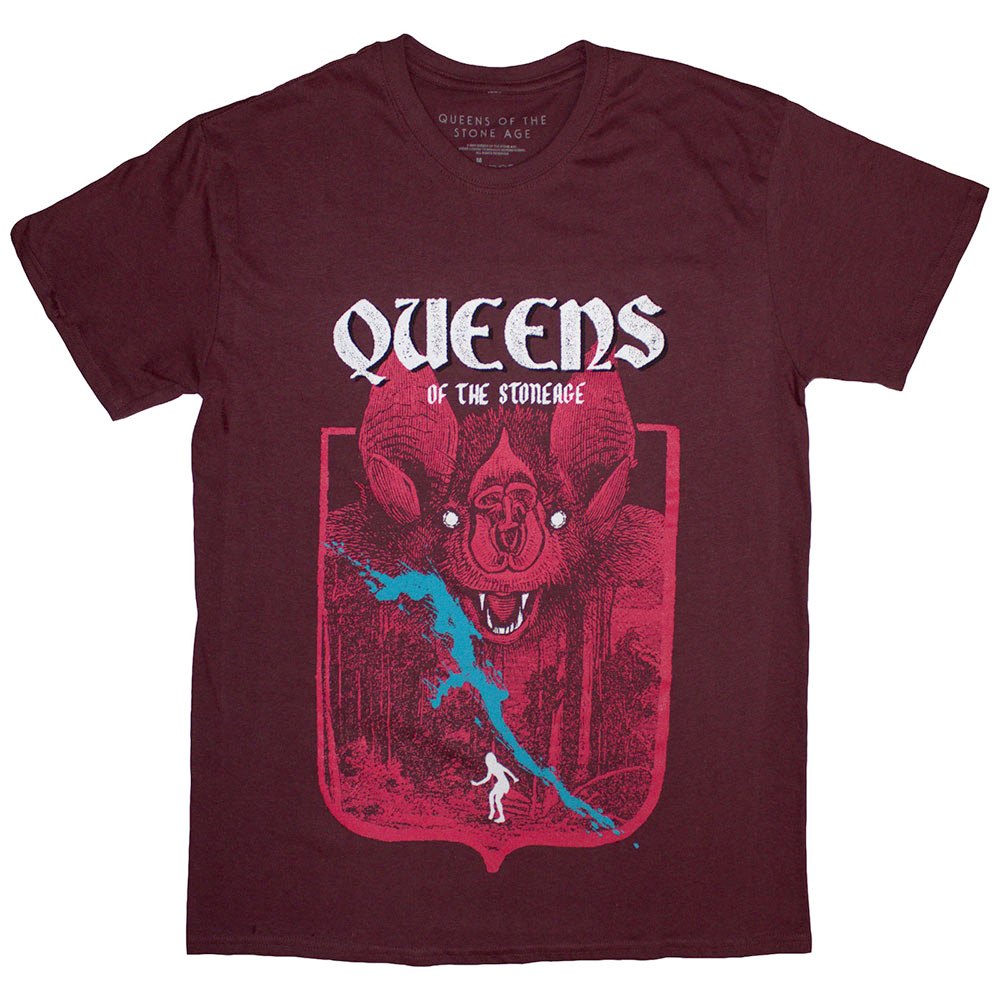 Queens Of The Stone Age - Bat Heren Tshirt - Rood
